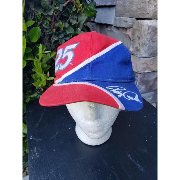 Vtg Chase Authentics Ricky Craven Bud Racing Snapback Hat NASCAR - Picture 3 of 9